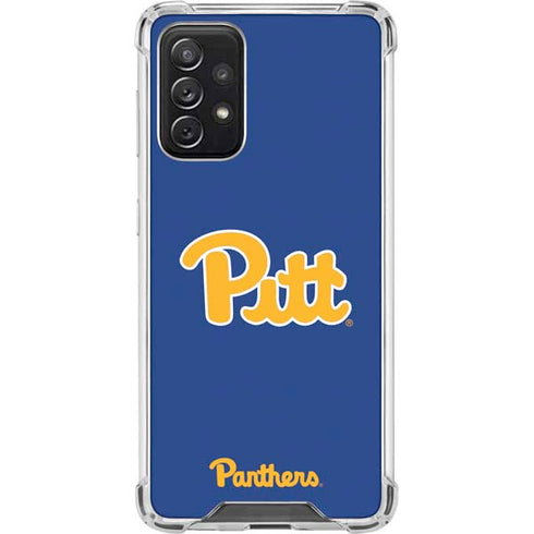 University of Pittsburgh Pitt Panthers Galaxy A72 5G Clear Case